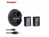 Kingma Dual Battery Charger + 2 Battery NP-FW50